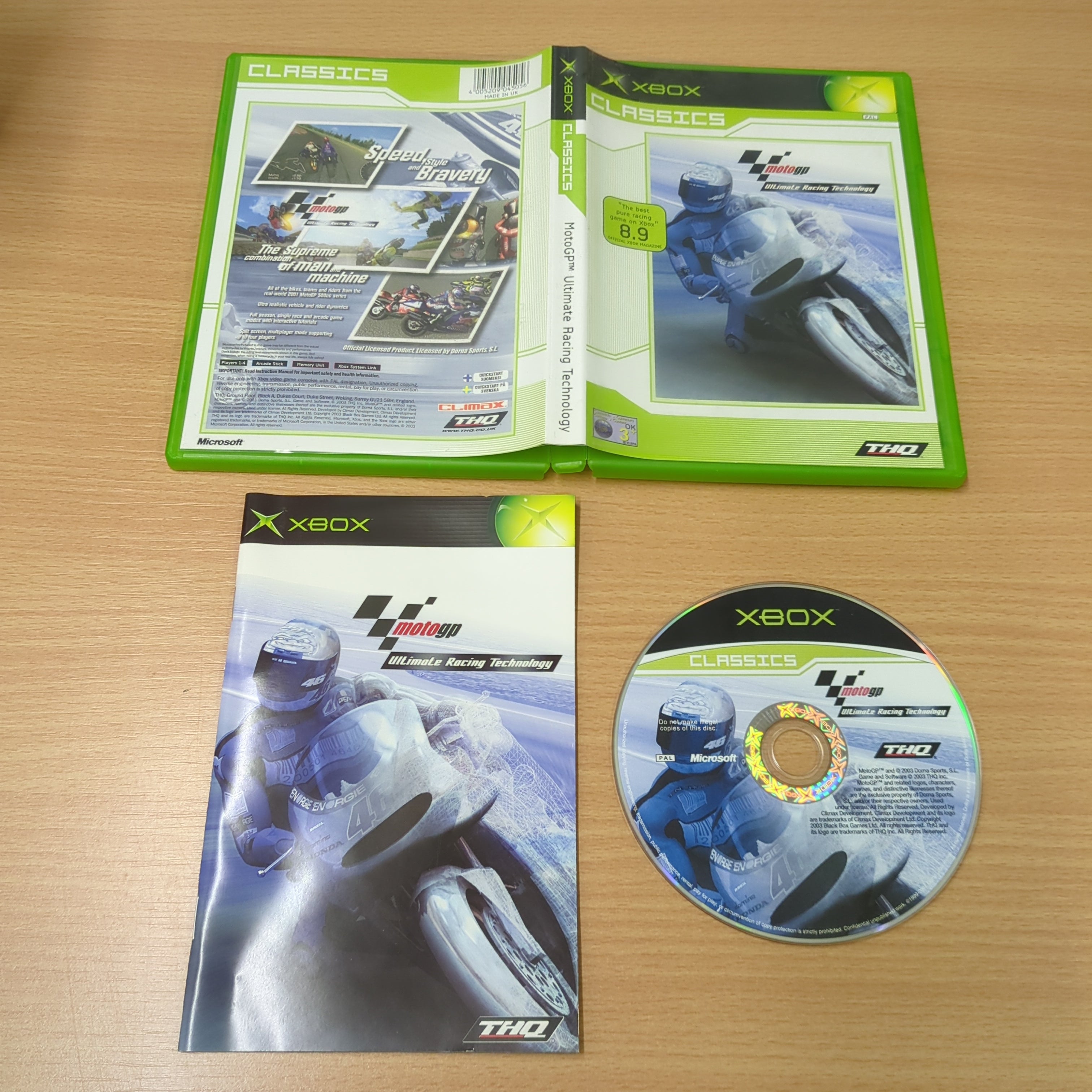 MotoGP (Classics) original Xbox game MotoGP (Classics) original Xbox game